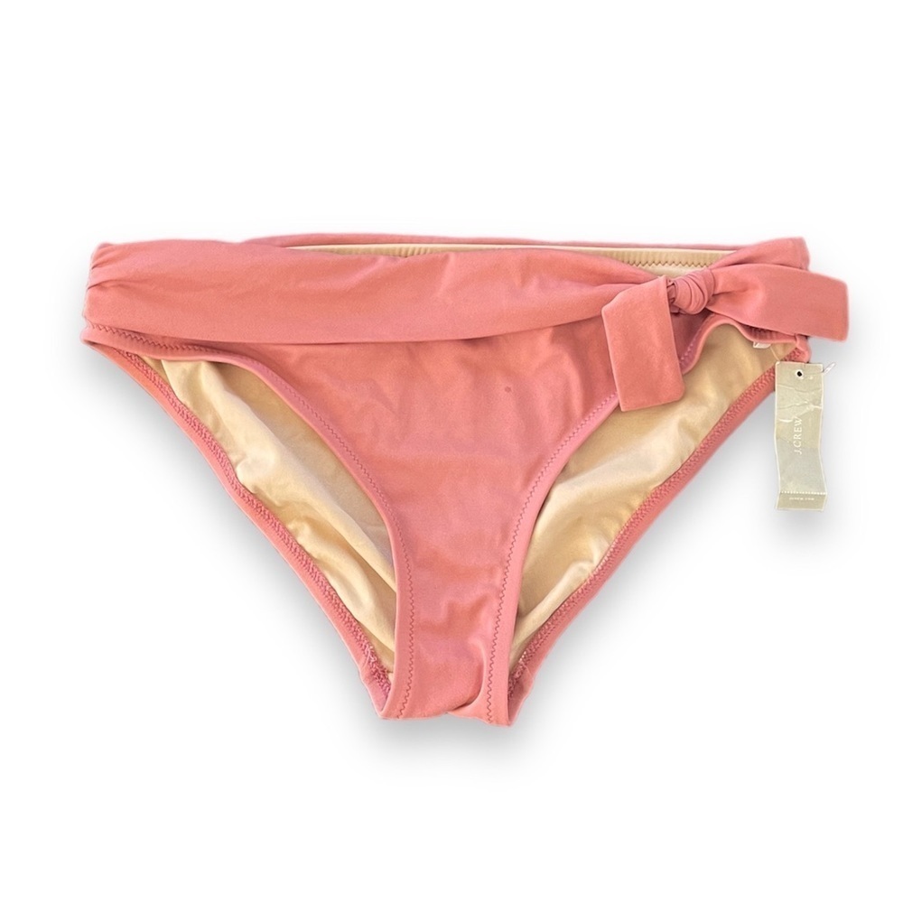 J. Crew Side Tie Rose Bikini Bottom